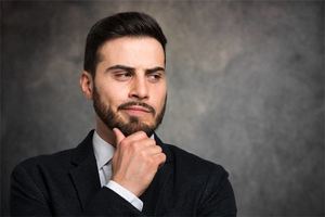 眉尾下垂的男人易離婚