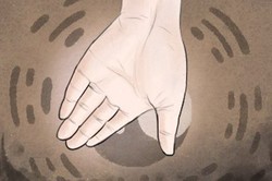 一輩子貧苦的苦命人手相