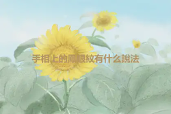 手相上的鳳眼紋有什麼說法