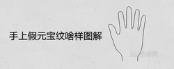 手上假元寶紋什麼樣圖解 代表著什麼手相寓意