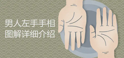 男人的左手的手相圖解詳細介紹