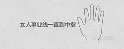 女人事業線一直到中指好嗎 是成功手相嗎