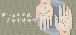 男人左手手紋算命圖解精準介紹