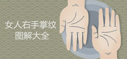 女人右手掌紋圖解大全 斷掌會大富大貴嗎
